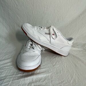 Reebok Men's Club Memt Sneakers White Laces Gum Bottom M 9.5 W 11